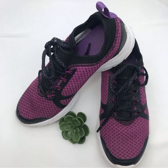 Vionic Purple BrIsk ALMA Support Comfort Sneakers - Picture 4 of 13